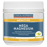 Ethical Nutrients MEGAZORB Mega Magnesium Powder Raspberry 450g